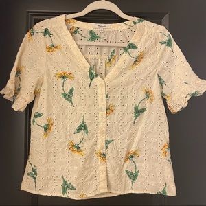 Madewell floral top